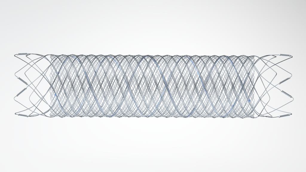 Stent farmacologic activ pentru diametre mari
