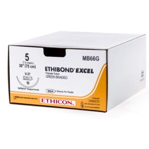 Ethicon Ethibond Excel 5 75cm green 12pcs/box