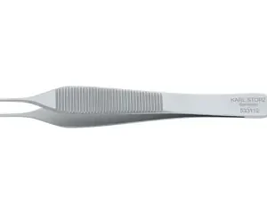Karl Storz ADSON Tissue Forceps, 1 x 2 Teeth, 0.5 mm