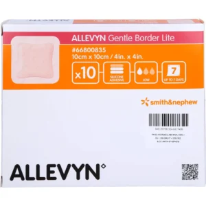 Smith & Nephew ALLEVYN GENTLE BORDER LITE 10CMx10CM