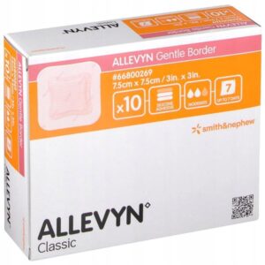 Smith & Nephew ALLEVYN GENTLE BORDER 7,5CMx7,5CM