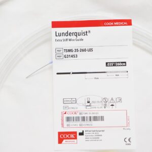 Lunderquist Guidewire 300cm straight